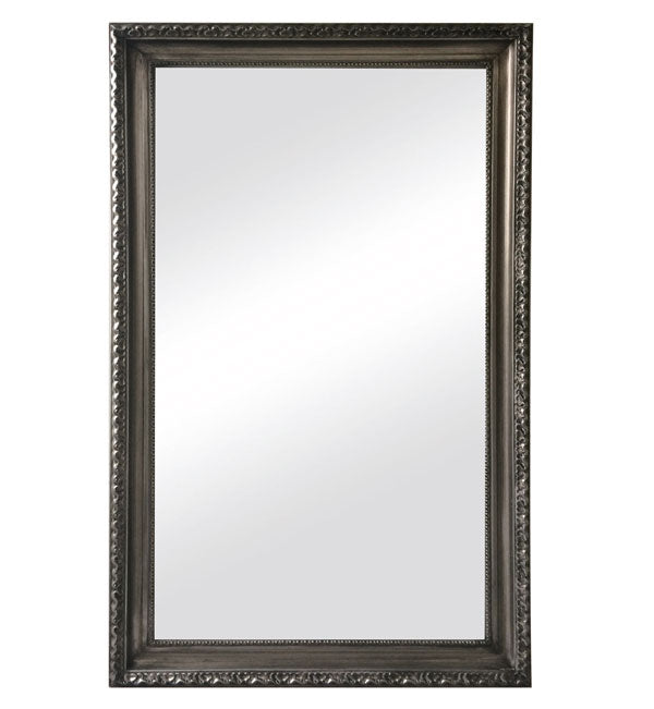 Charlotte Ornate Mirror - Antique Silver