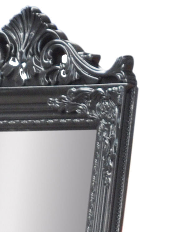 Evelyn Ornate Mirror Stand Silver