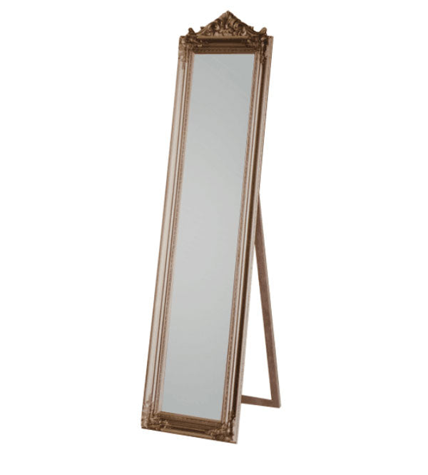 Evelyn Ornate Mirror Stand Champagne