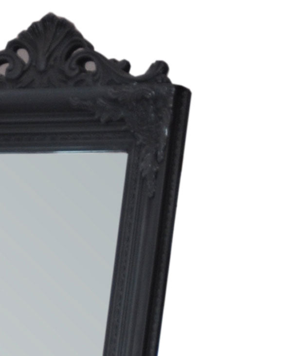 Evelyn Ornate Mirror Stand Black