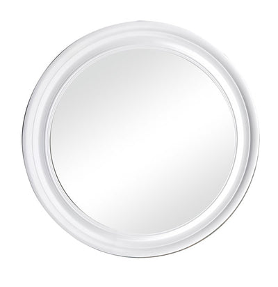Thompson Round Mirror Gloss White