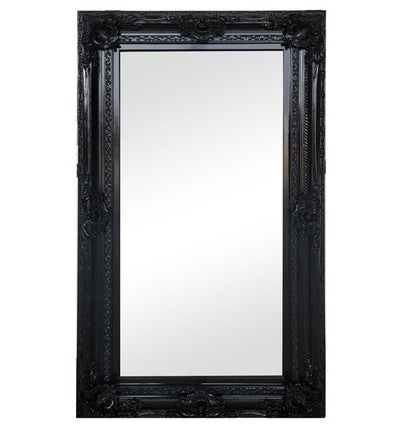 Gabriel Ornate Mirror Black