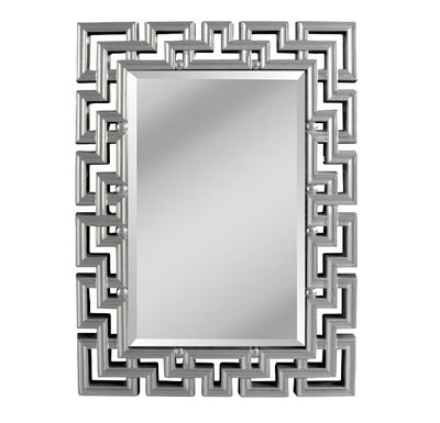 Serena Wall Mirror Antique Silver