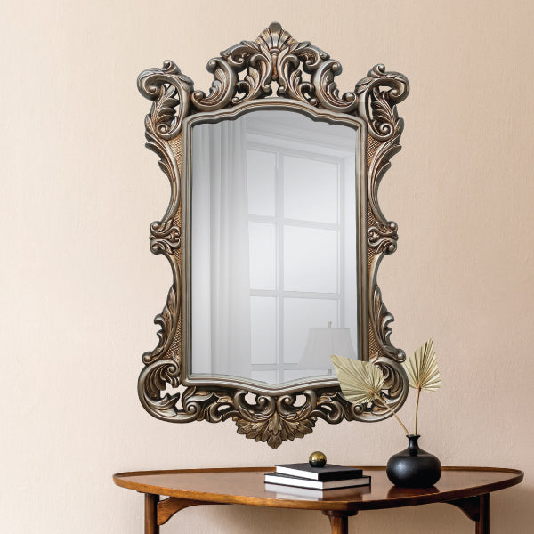 Odessa Ornate Antique Champagne Mirror