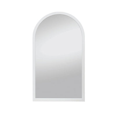 Angelina Arch Mirror White Frame