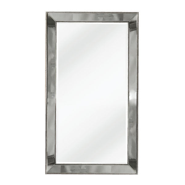 Natalia Mirror Mirrored Border Silver