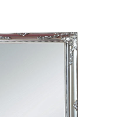 Felicity Ornate Silver Mirror