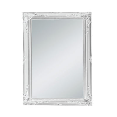 Felicity Ornate Mirror Matte White