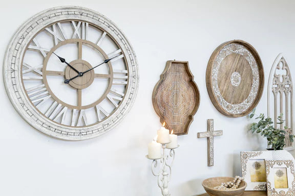 XL Hamptons Moulded Floating Wall Clock