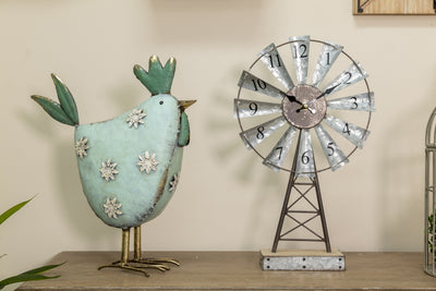 Windmill Table Clock